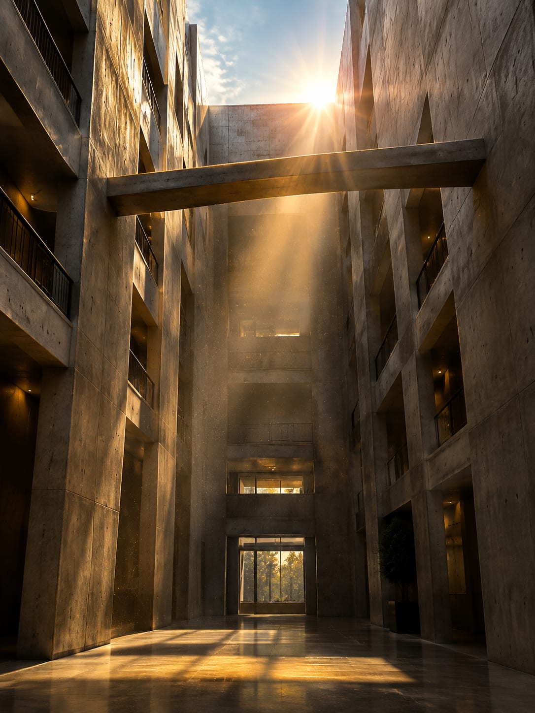 Atrium Matahari Rendah